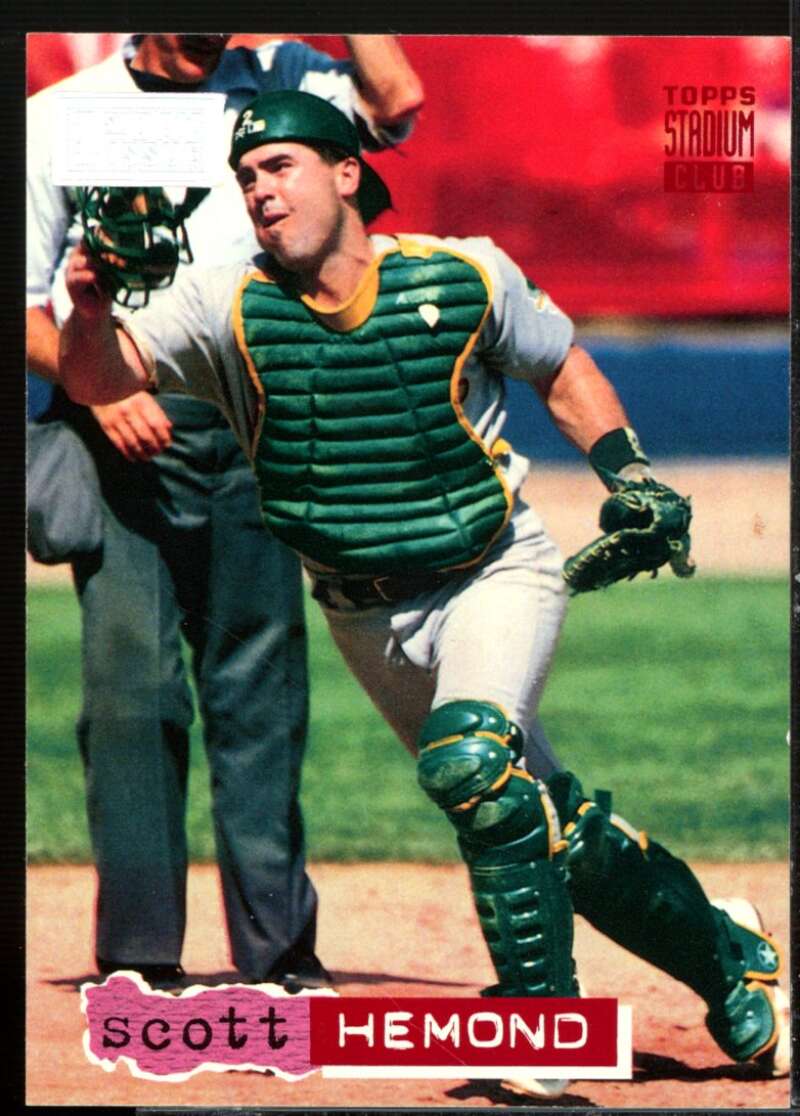 Scott Hemond Card 1994 Stadium Club First Day Issue #12  Image 1