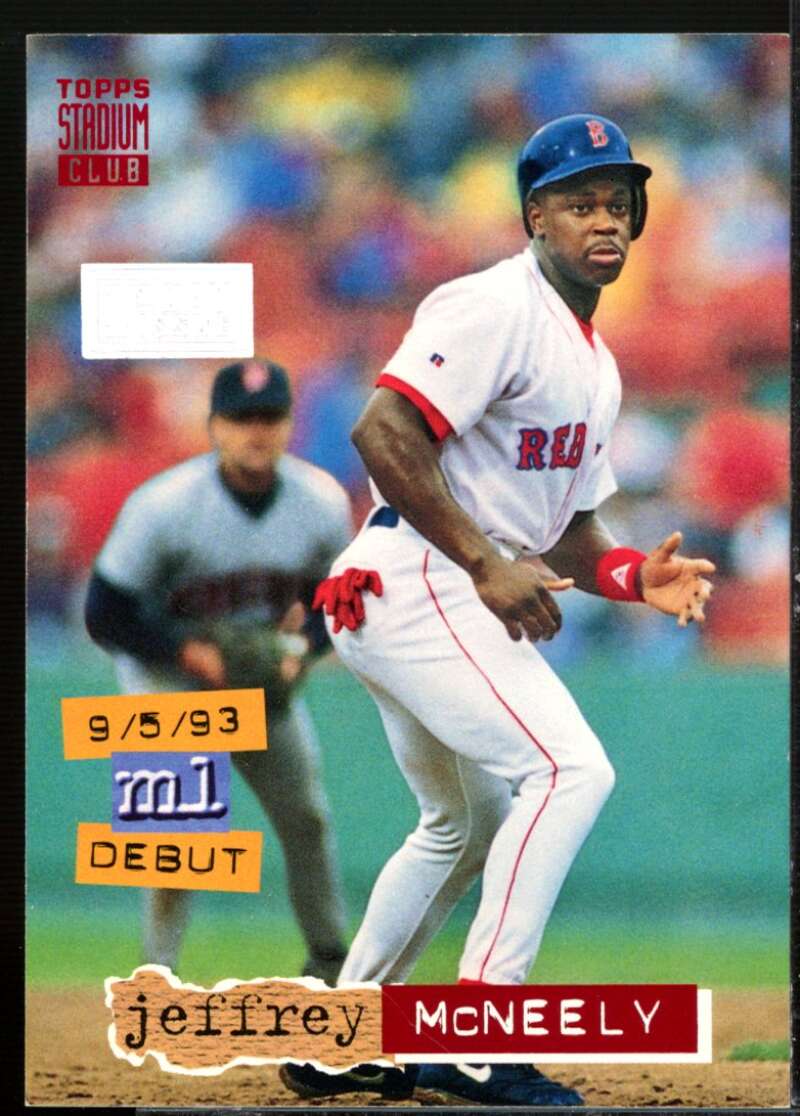 Jeff McNeely Card 1994 Stadium Club First Day Issue #48  Image 1