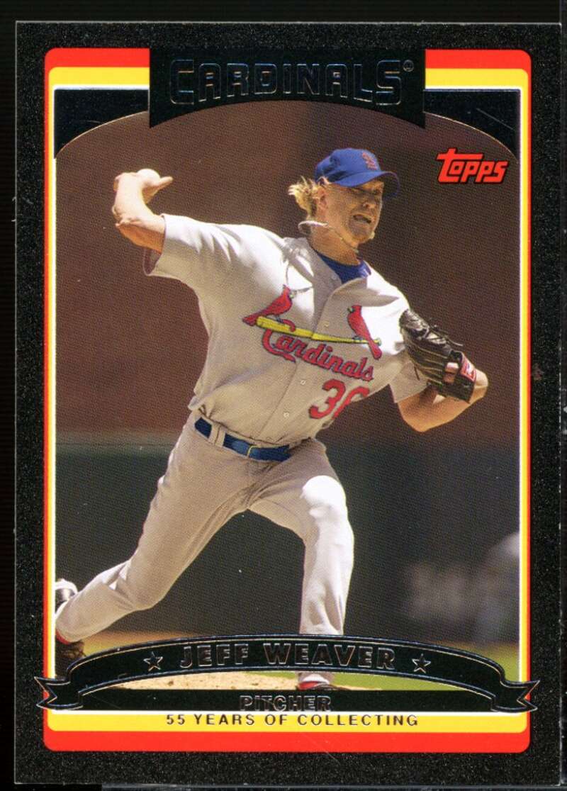 Jeff Weaver Card 2006 Topps Update Black #UH10  Image 1