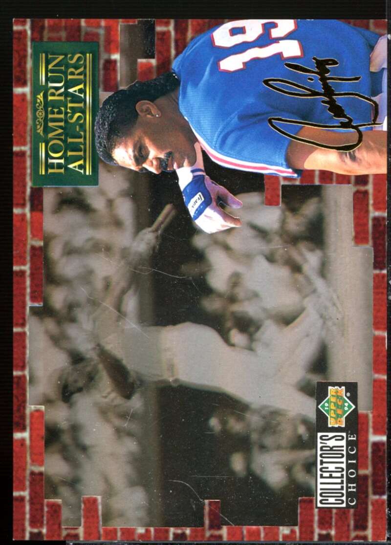Juan Gonzalez Card 1994 Collector's Choice Home Run All-Stars #HA1  Image 1