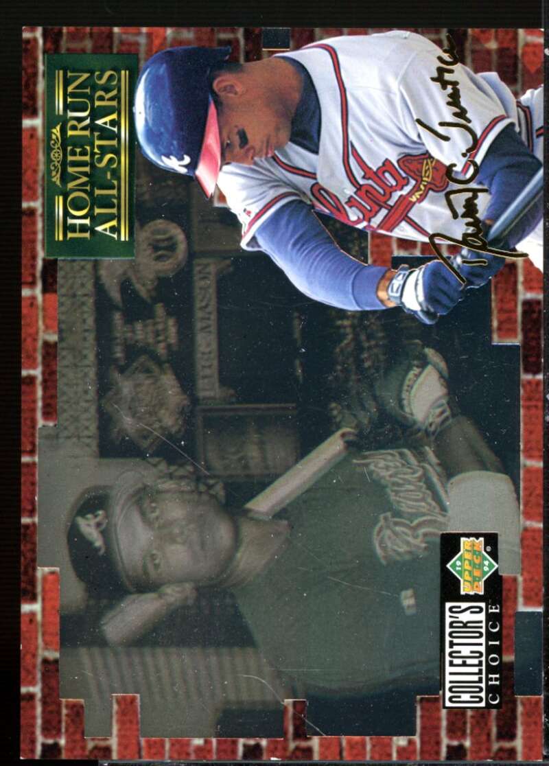David Justice Card 1994 Collector's Choice Home Run All-Stars #HA7  Image 1