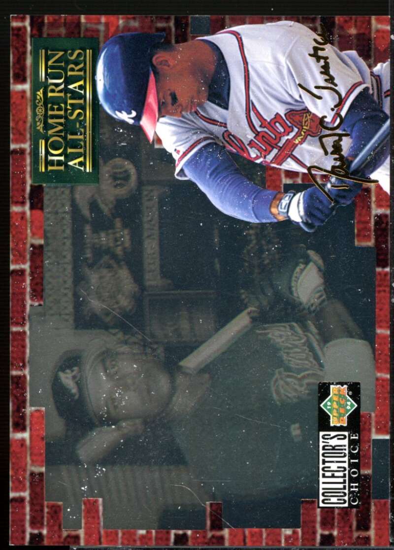 David Justice Card 1994 Collector's Choice Home Run All-Stars #HA7  Image 1