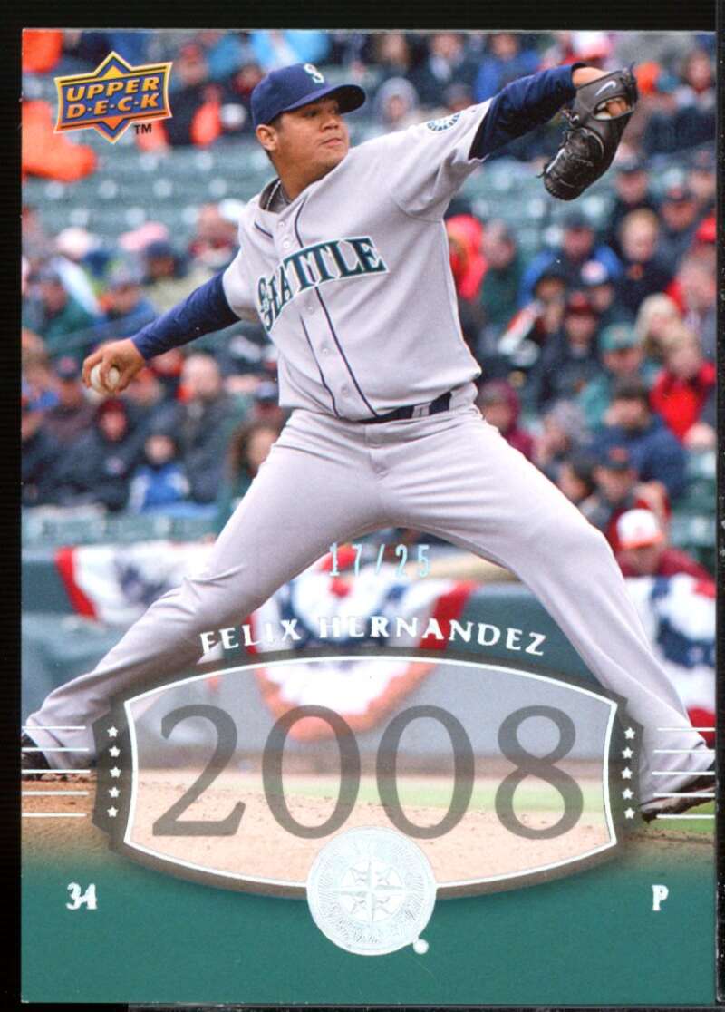 Felix Hernandez 2008 Upper Deck Timeline 2004 UD Timeless Teams Silver #299  Image 1