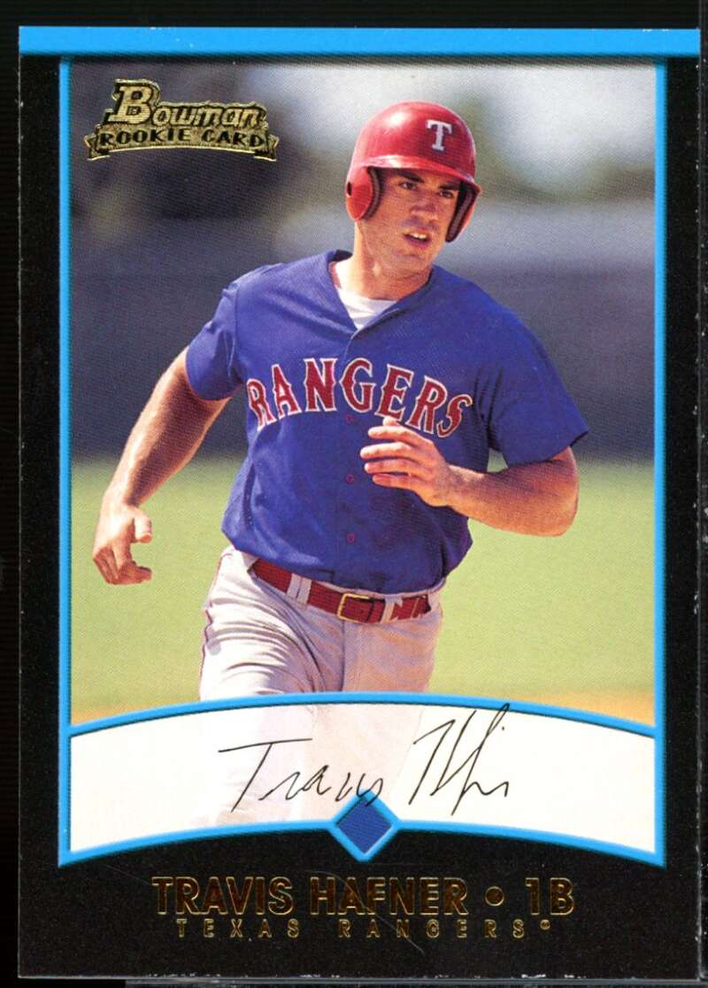 Travis Hafner Rookie Card 2001 Bowman #256  Image 1