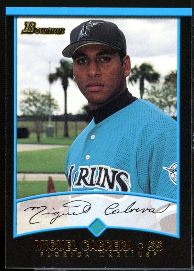 Miguel Cabrera UER Card 2001 Bowman #299  Image 1