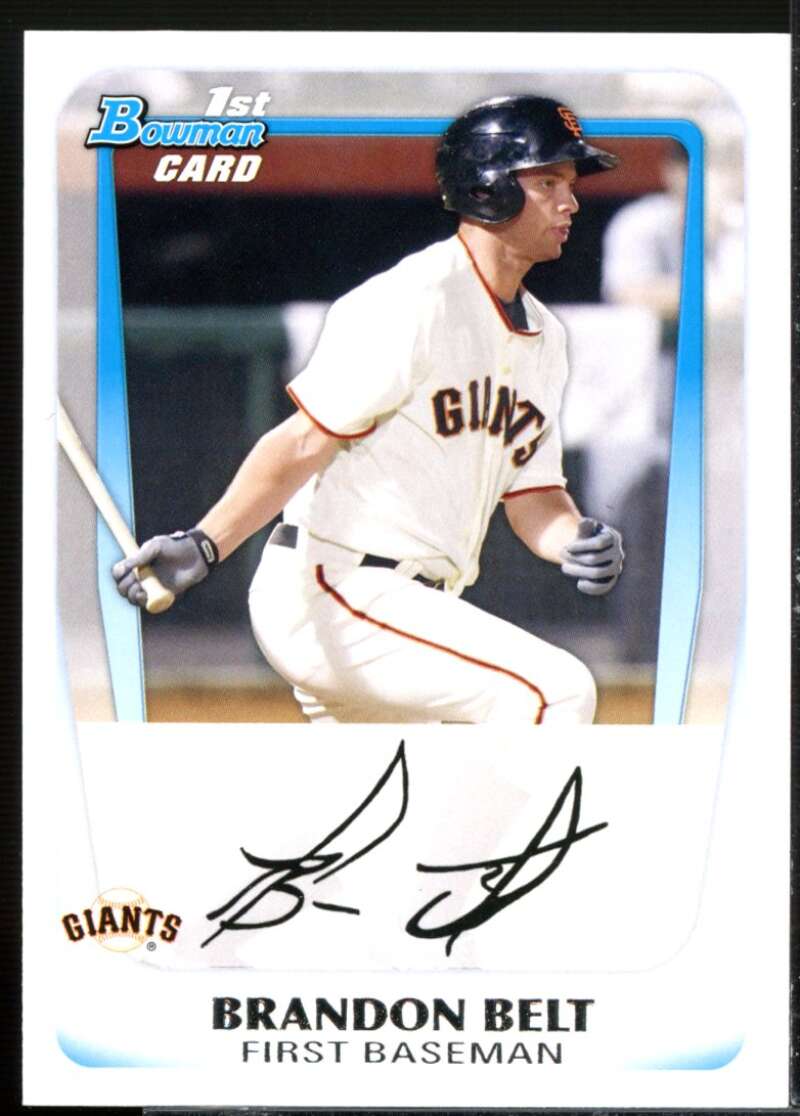 Brandon Belt Rookie Card 2011 Bowman Prospects #BP93  Image 1