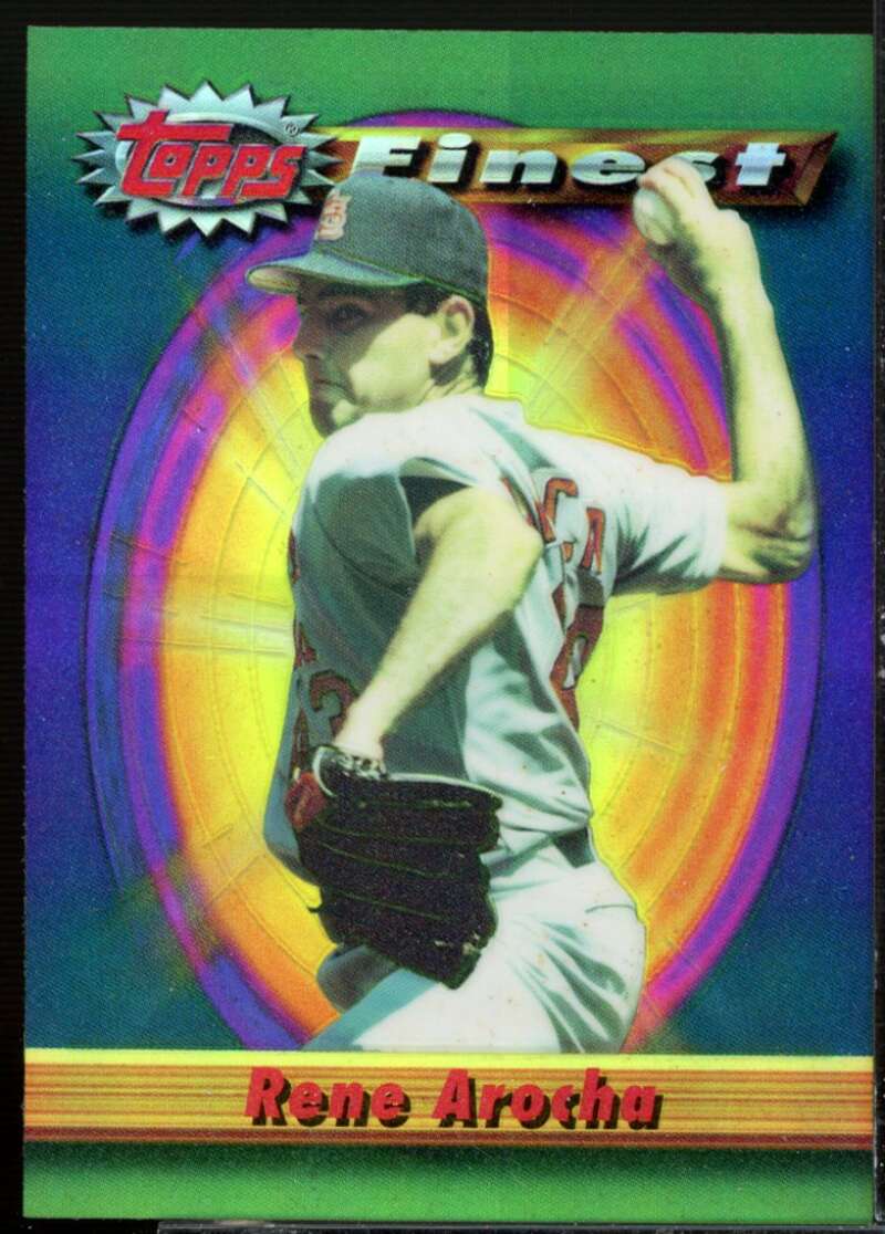 Rene Arocha FIN Rookie Card 1994 Finest Refractors #5  Image 1