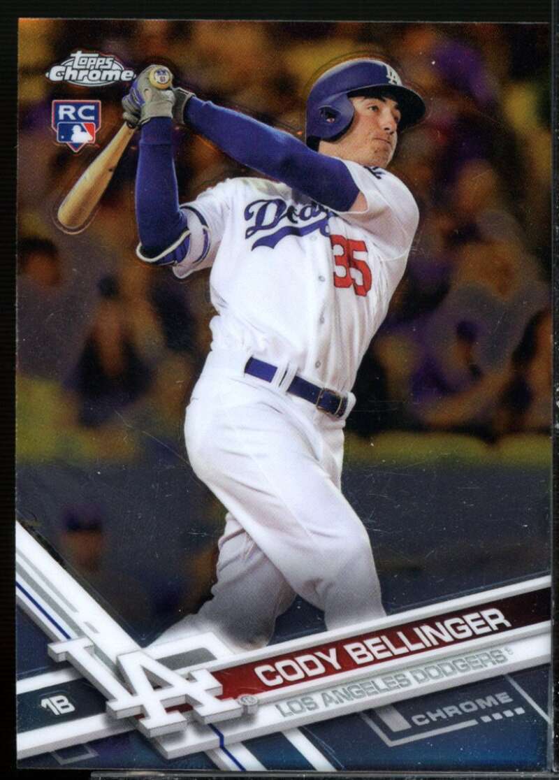 Cody Bellinger Rookie Card 2017 Topps Chrome Update #HMT10  Image 1