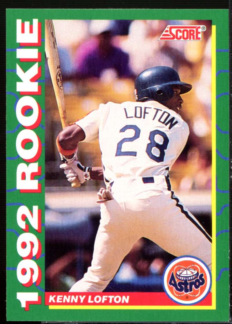Kenny Lofton Card 1992 Score Rookies #10 –