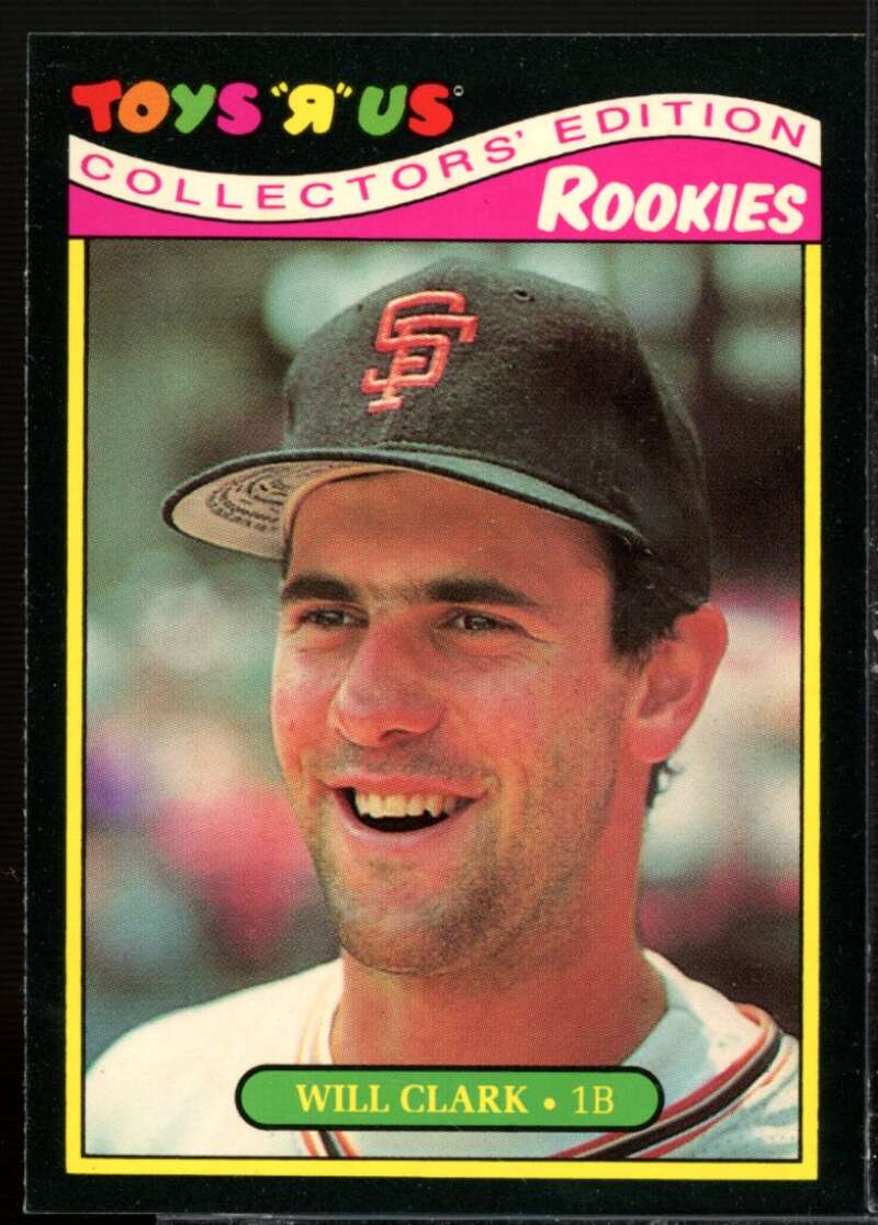 Will Clark Rookie Card 1987 Toys R Us Rookies #7  Image 1