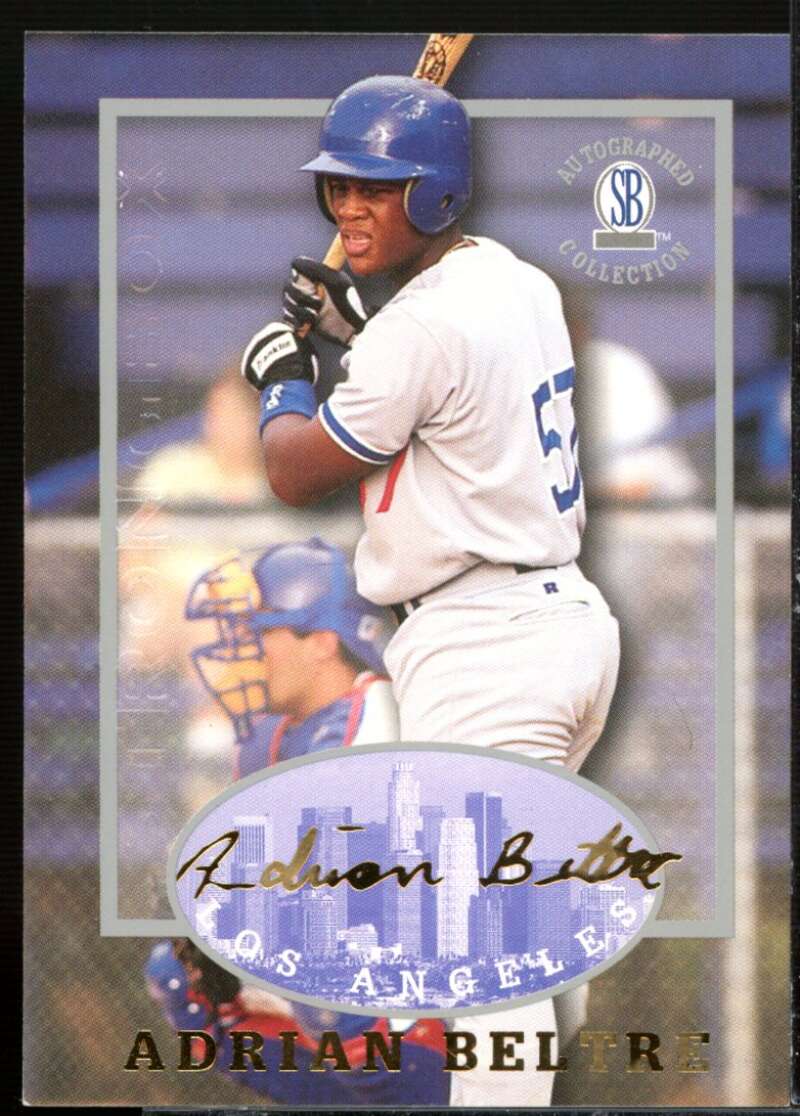 Adrian Beltre Rookie 1997-98 Score Board Autographed Collection Strongbox #49  Image 1