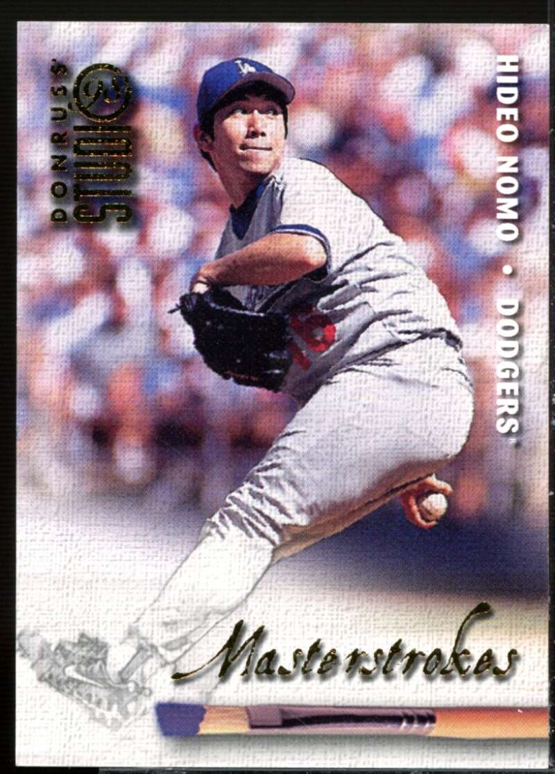 Hideo Nomo Card 1998 Studio Masterstrokes #7  Image 1