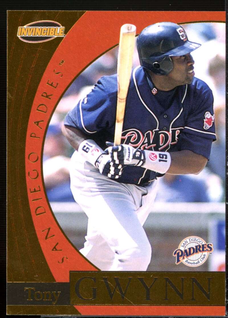 Tony Gwynn Card 1999 Pacific Invincible Flash Point #17  Image 1