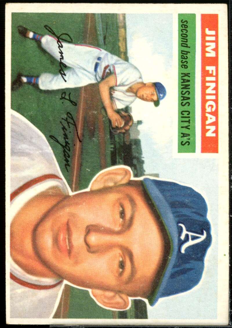 Jim Finigan Card 1956 Topps #22  Image 1
