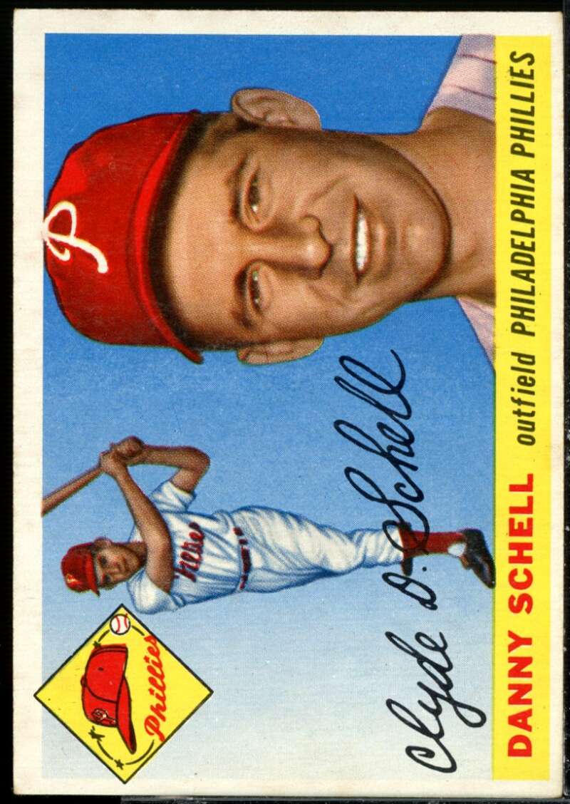 Clyde Danny Schell Rookie Card 1955 Topps #79  Image 1