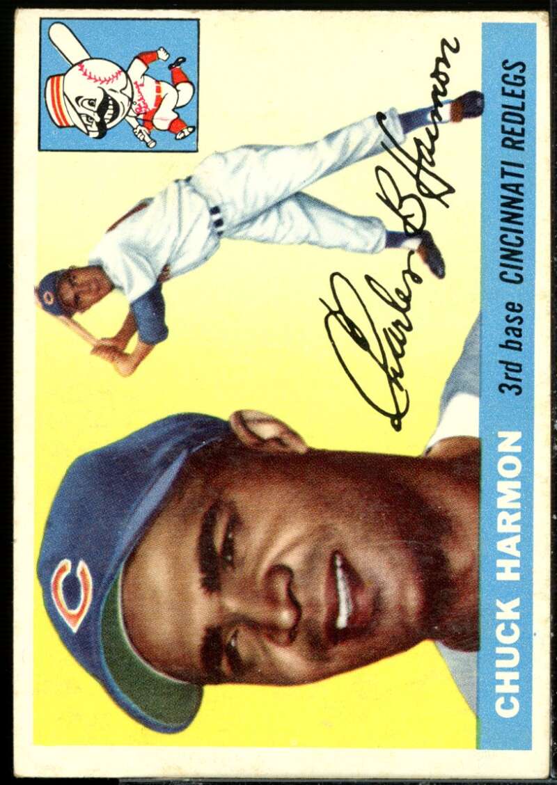 Chuck Harmon Card 1955 Topps #82  Image 1