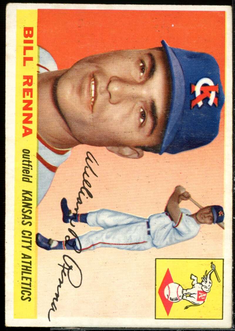 Bill Renna Card 1955 Topps #121  Image 1