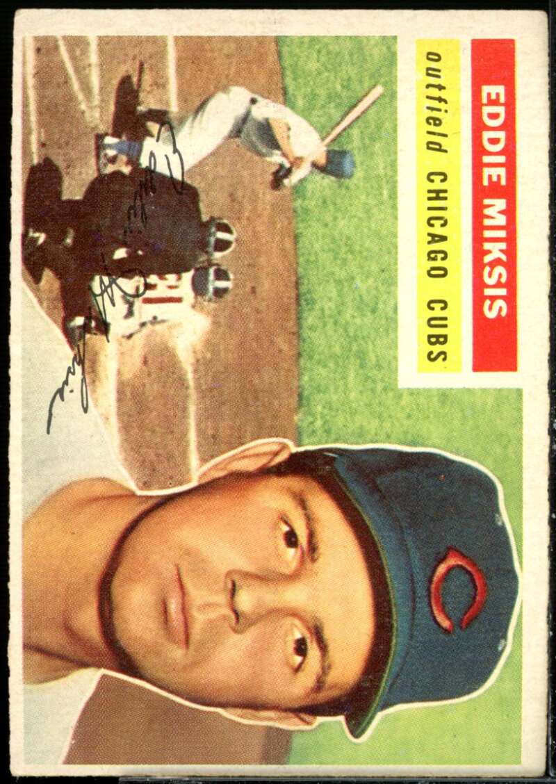Eddie Miksis Card 1956 Topps #285  Image 1