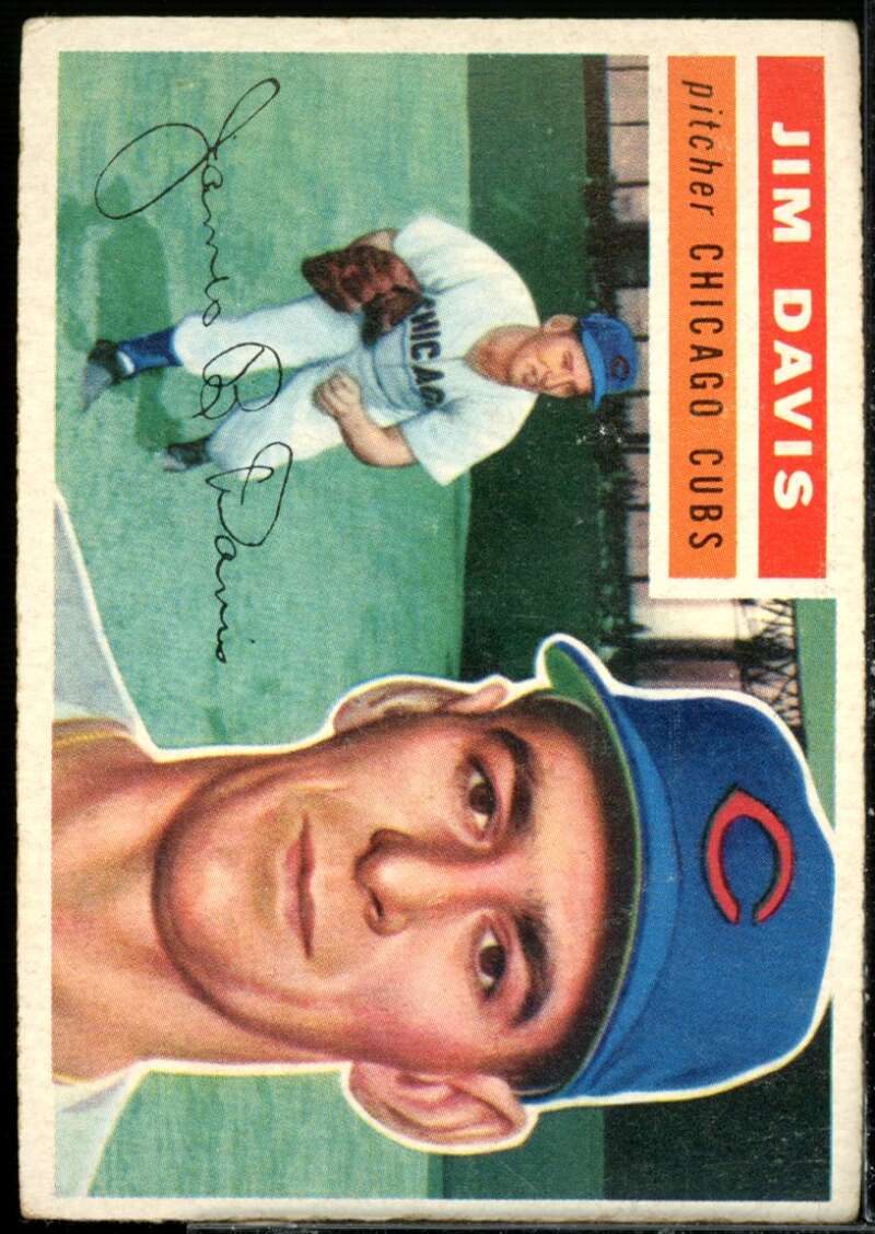 Jim Davis Card 1956 Topps #102  Image 1