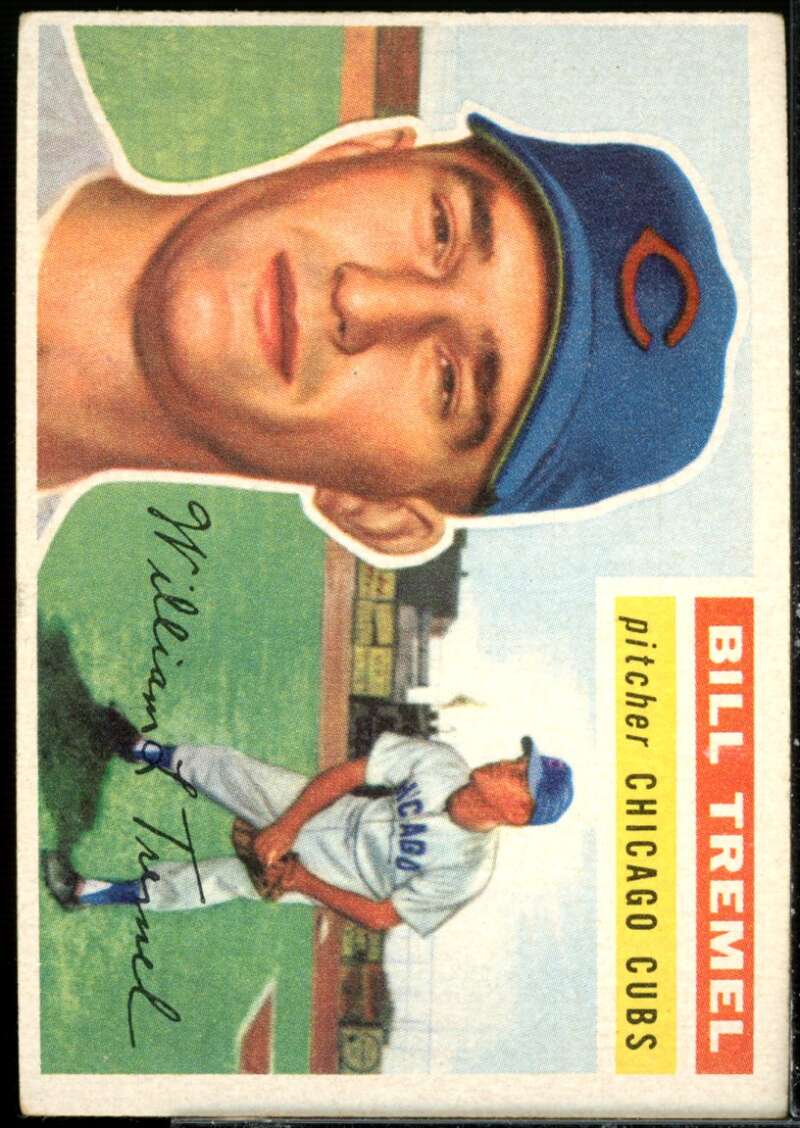 Bill Tremel Card 1956 Topps #96  Image 1