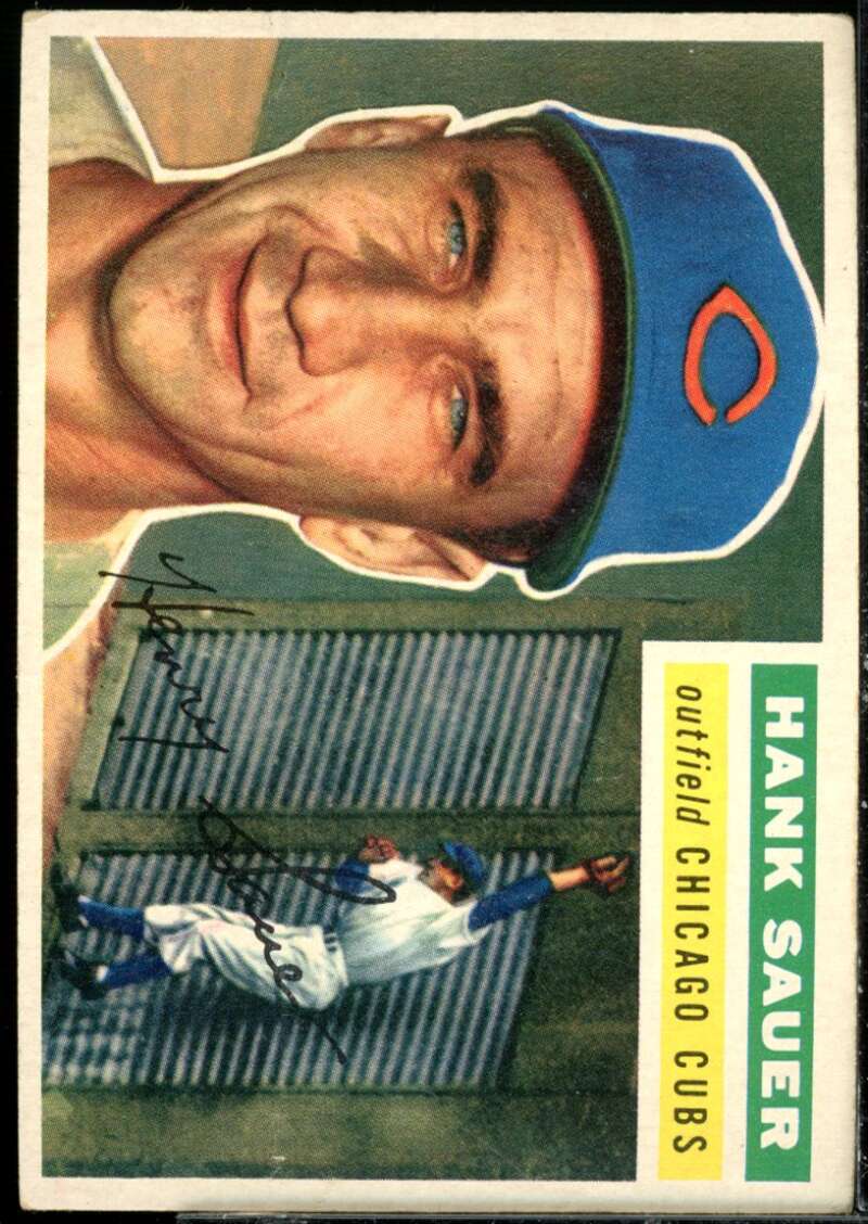 Hank Sauer Card 1956 Topps #41  Image 1