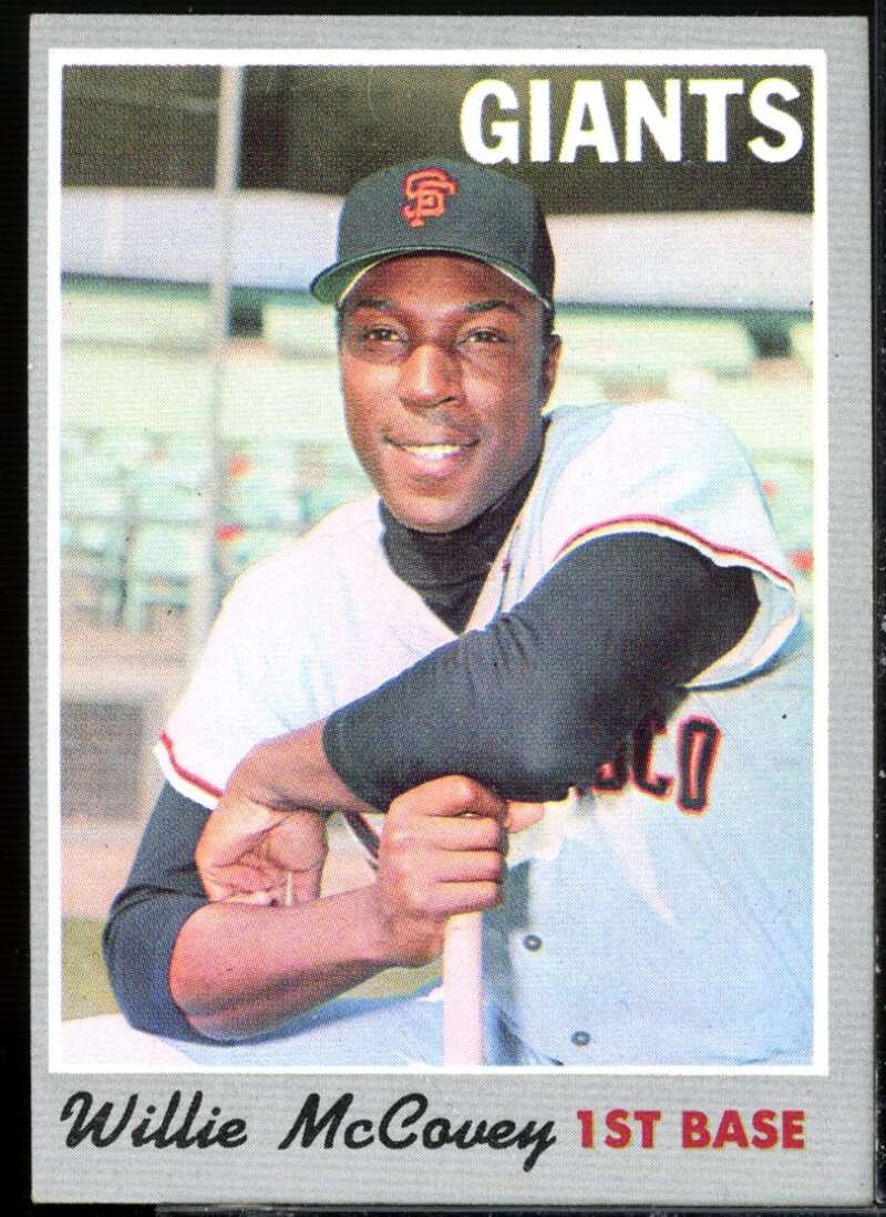 Willie McCovey UER Card 1970 Topps #250  Image 1