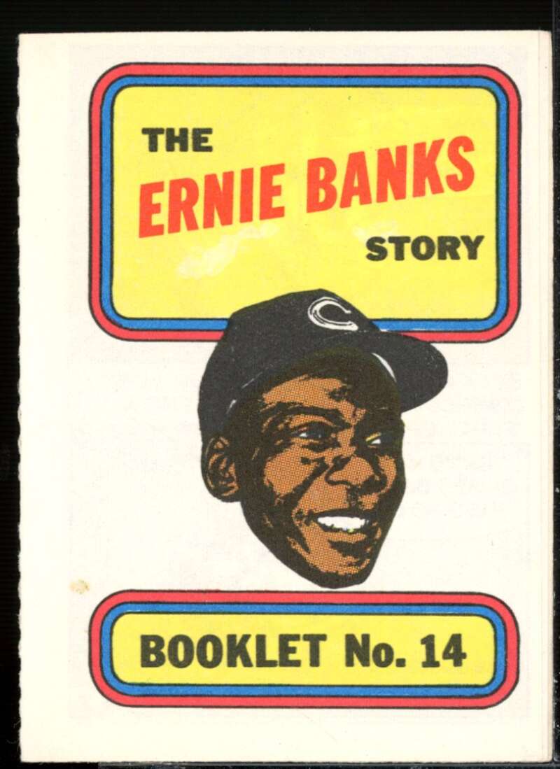 Ernie Banks Card 1970 Topps Booklets #14  Image 1
