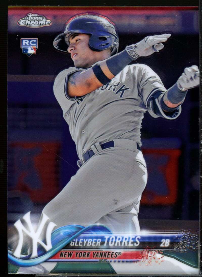 Gleyber Torres Rookie Card 2018 Topps Chrome #31  Image 1