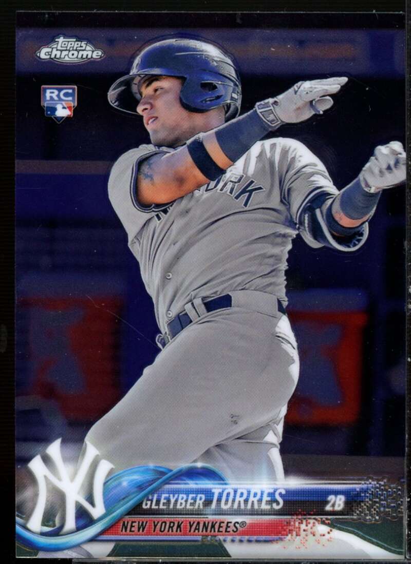 Gleyber Torres Rookie Card 2018 Topps Chrome #31  Image 1