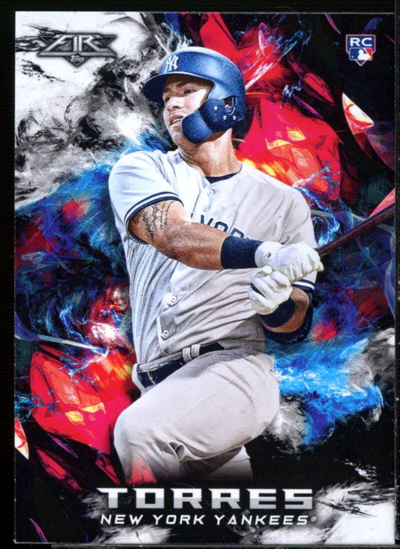 Gleyber Torres Rookie Card 2018 Topps Fire #119  Image 1