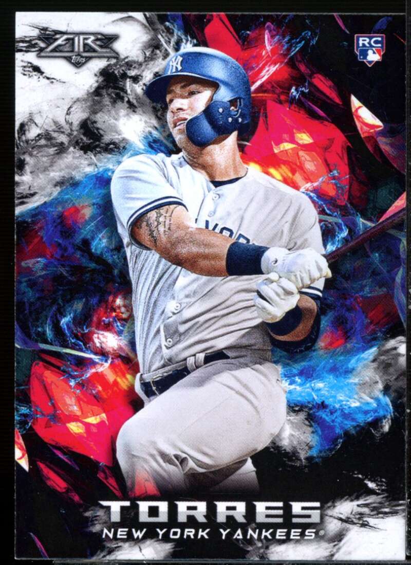 Gleyber Torres Rookie Card 2018 Topps Fire #119  Image 1