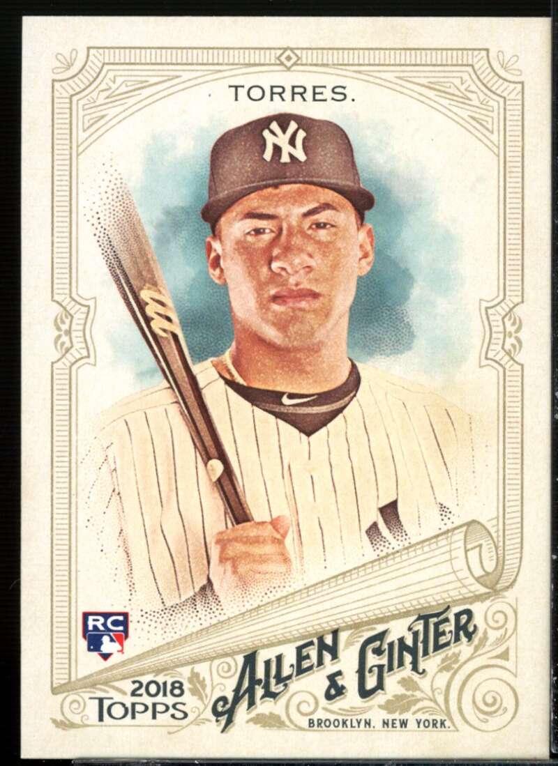 Gleyber Torres Rookie Card 2018 Topps Allen and Ginter #240  Image 1