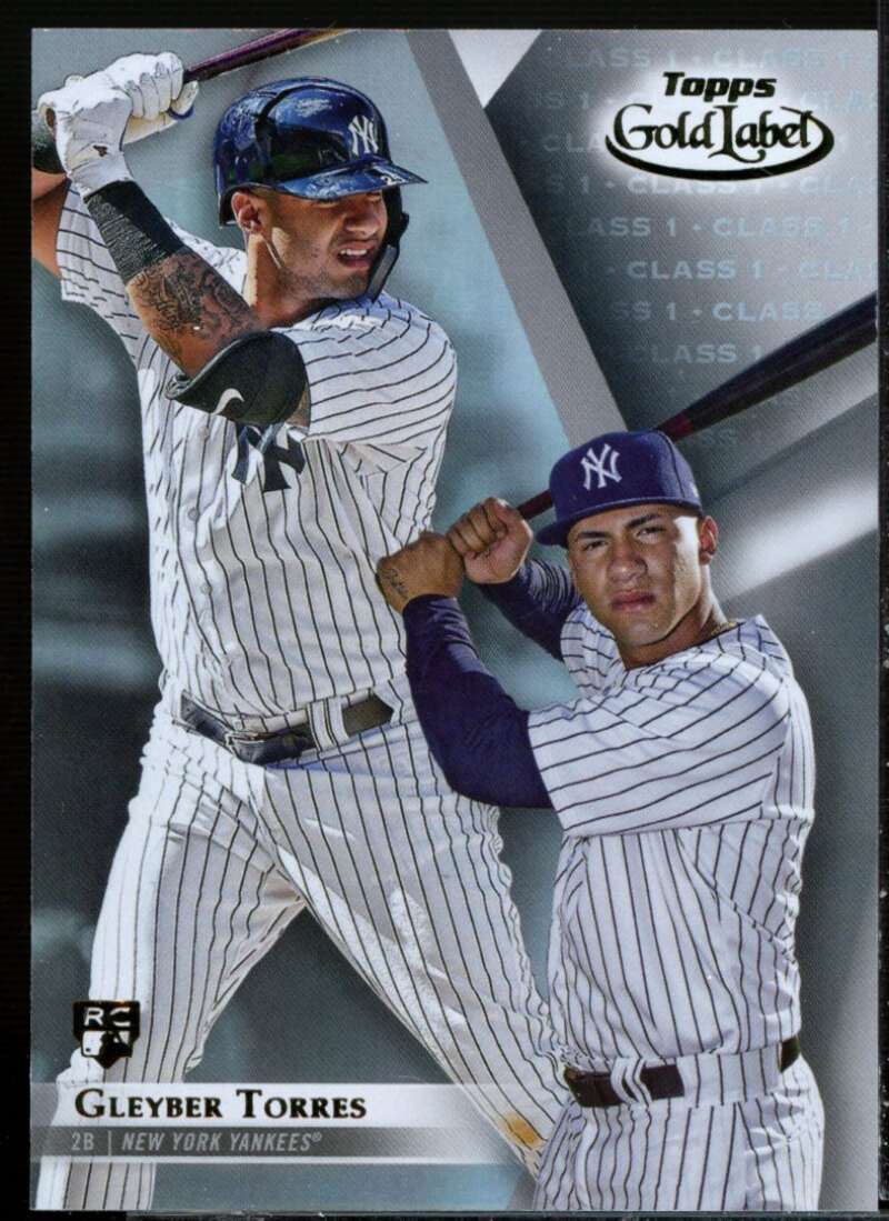 Gleyber Torres Rookie Card 2018 Topps Gold Label Class 1 #98  Image 1