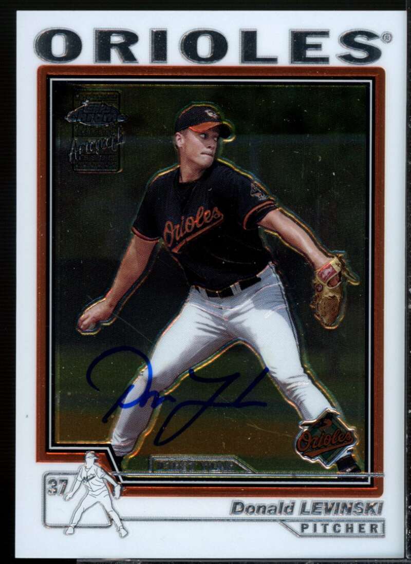 Donald Levinski FY AU Rookie Card 2004 Topps Chrome #233  Image 1