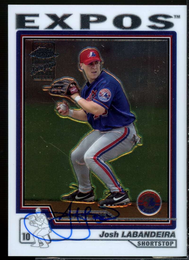 Josh Labandeira FY AU Rookie Card 2004 Topps Chrome #226  Image 1