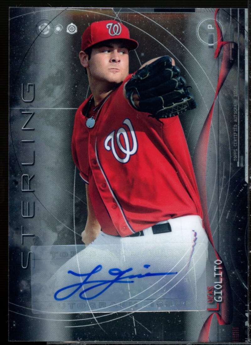 Lucas Giolito Card 2014 Bowman Sterling Prospect Autographs #BSPALG  Image 1