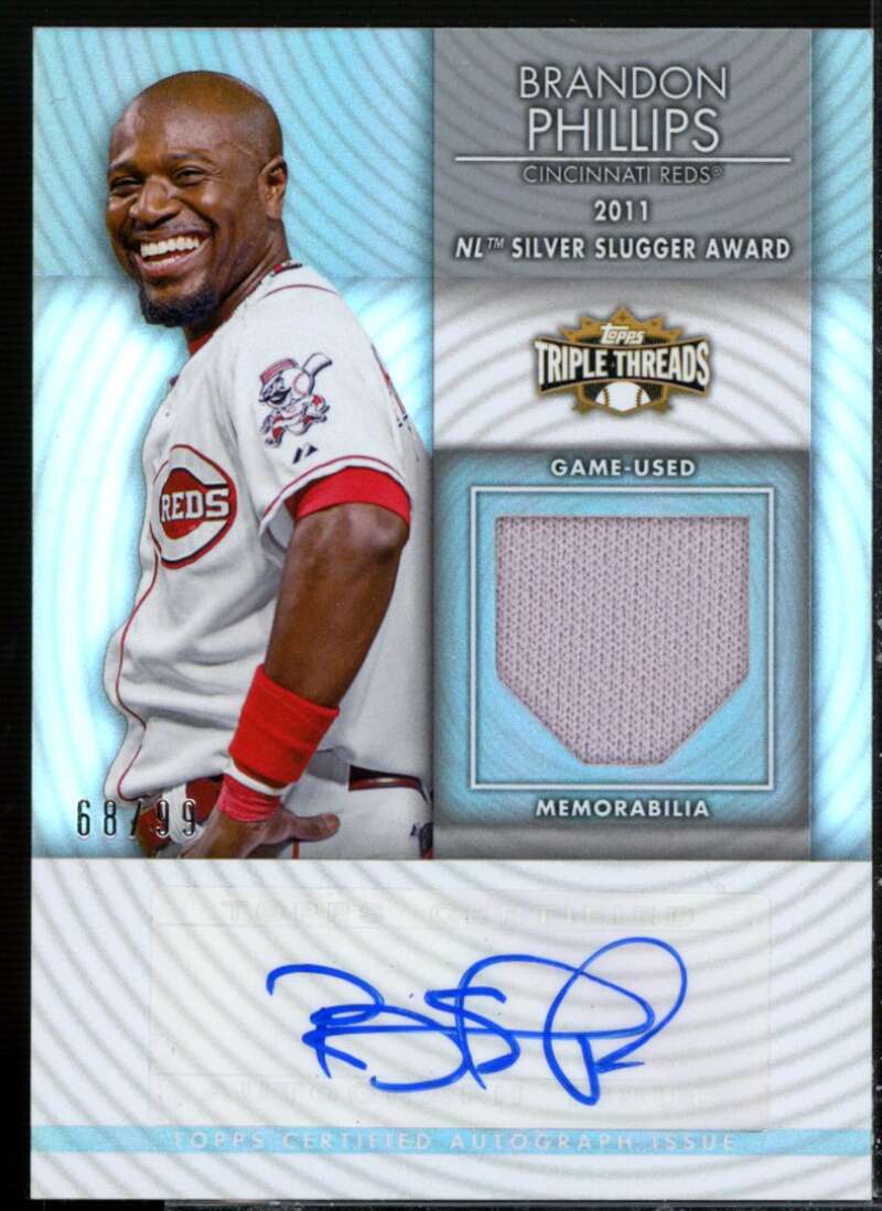 Brandon Phillips Autographed Topps Card