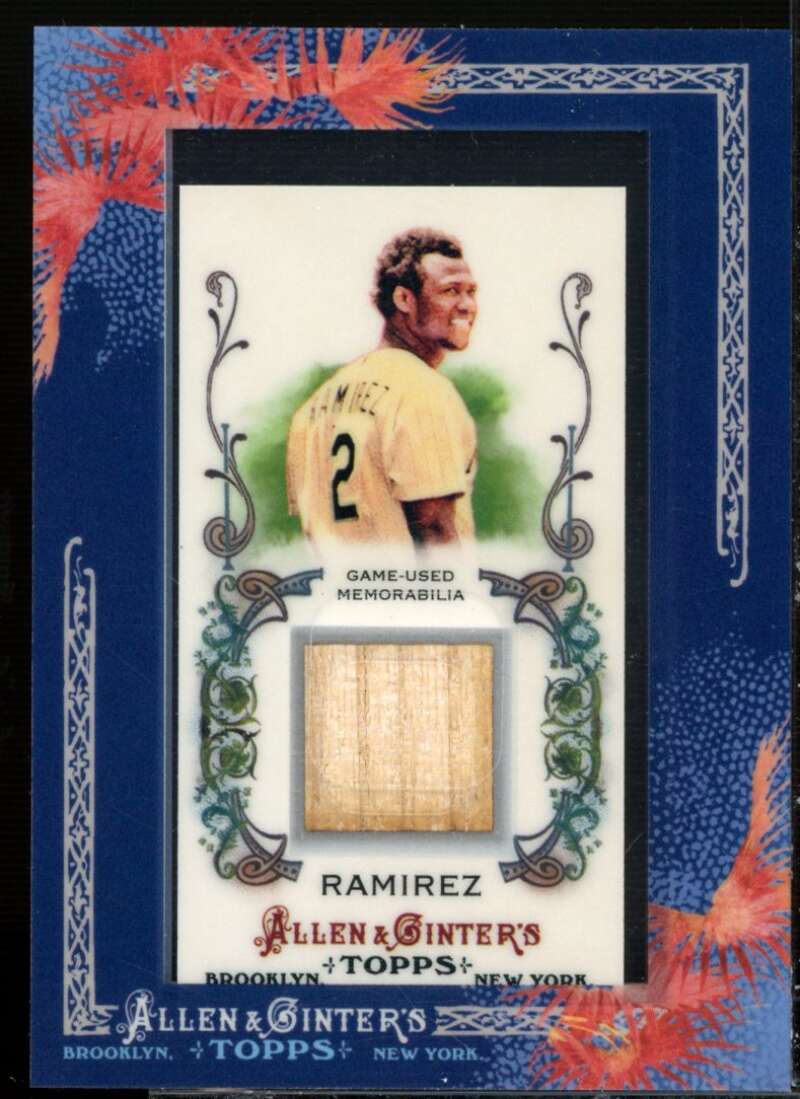 Hanley Ramirez Bat Card 2011 Topps Allen and Ginter Relics #HR1  Image 1