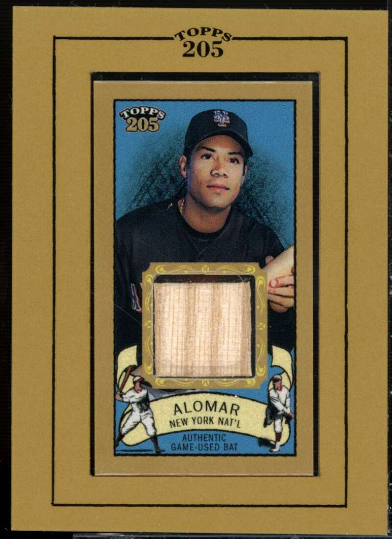 Roberto Alomar Bat G1 Card 2003 Topps 205 Relics #RA1  Image 1