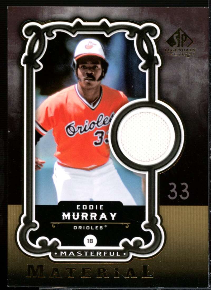 Eddie Murray Card 2007 SP Legendary Cuts Masterful Materials #MU  Image 1