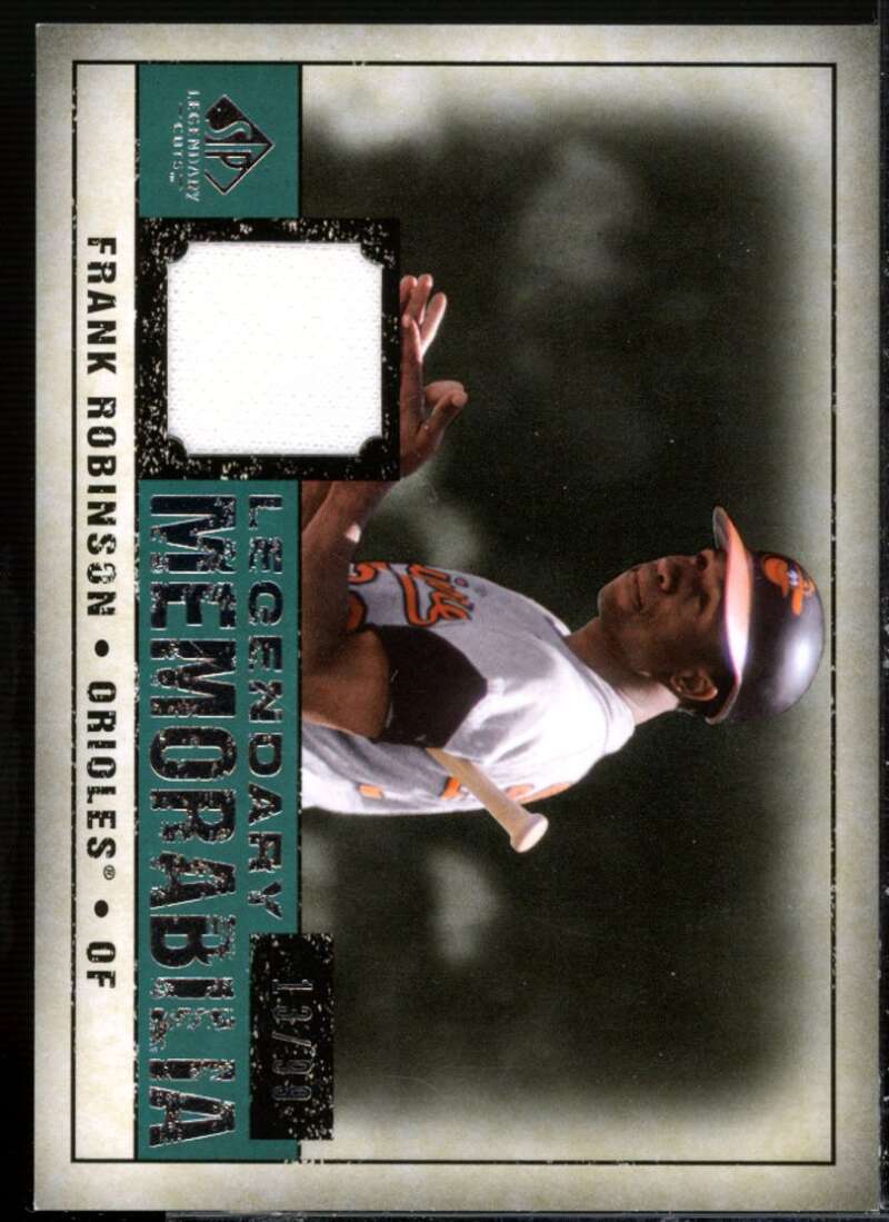 Frank Robinson Card 2008 SP Legendary Cuts Legendary Memorabilia 99 #FR  Image 1