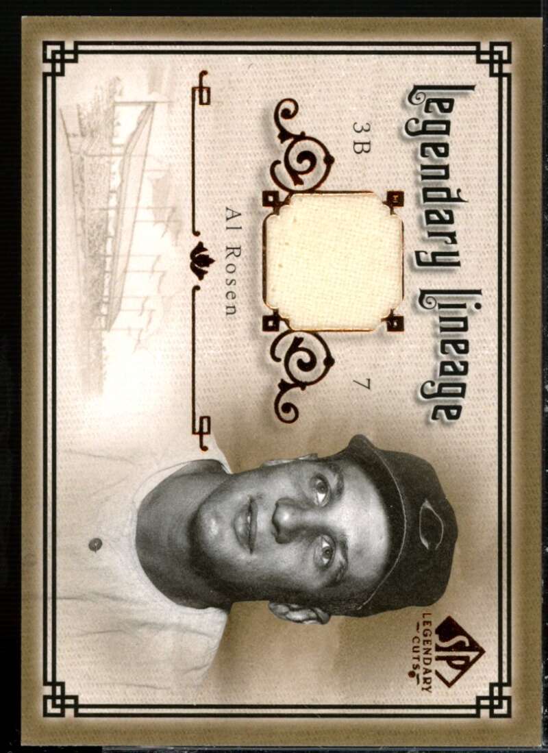 Al Rosen Pants Card 2005 SP Legendary Cuts Legendary Lineage Material #AR  Image 1