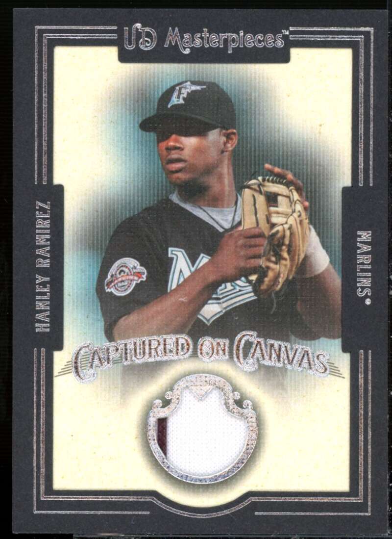 Hanley Ramirez Card 2007 UD Masterpieces Captured on Canvas #HR  Image 1