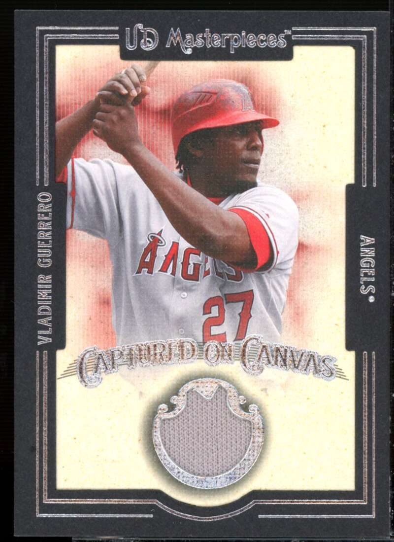 Vladimir Guerrero Card 2007 UD Masterpieces Captured on Canvas #VG  Image 1