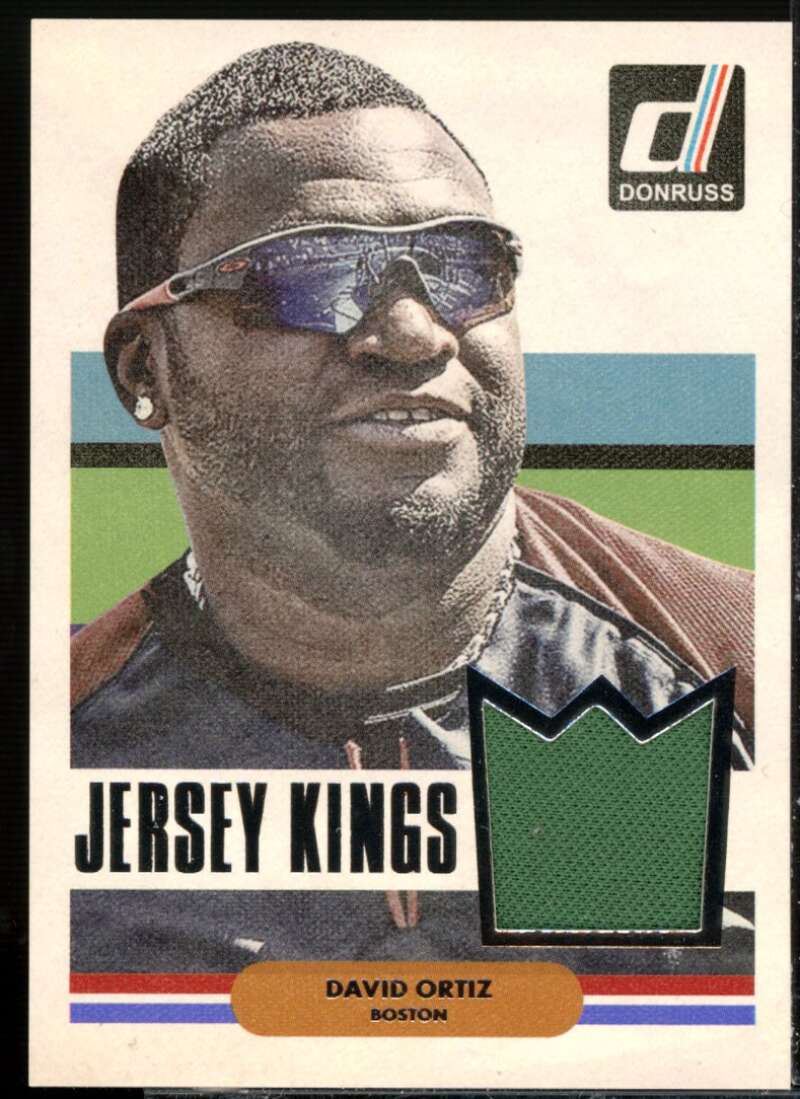 David Ortiz Card 2015 Donruss Jersey Kings #16  Image 1