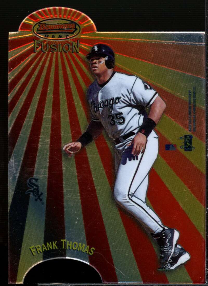 Frank Thomas/David Ortiz Rookie 1998 Bowman's Best Mirror Image Fusion #MI1  Image 1