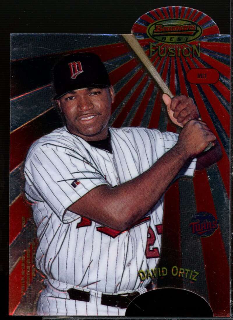 Frank Thomas/David Ortiz Rookie 1998 Bowman's Best Mirror Image Fusion #MI1  Image 2