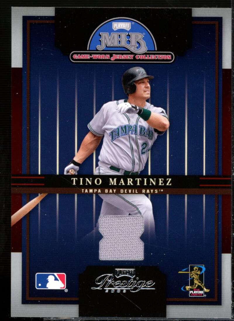 Tino Martinez 2005 Playoff Prestige Playoff MLB Game-Worn Jersey Colle –