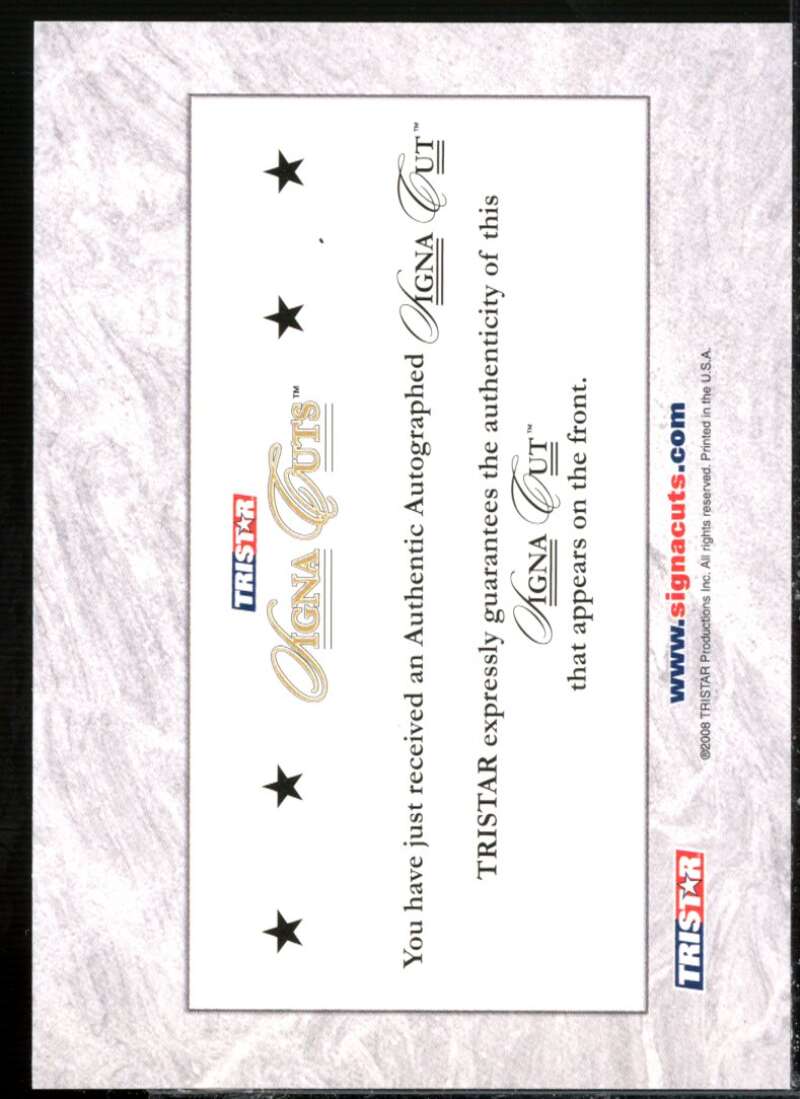 Moose Skowron Card 2008 TRISTAR Autographs #NA  Image 2