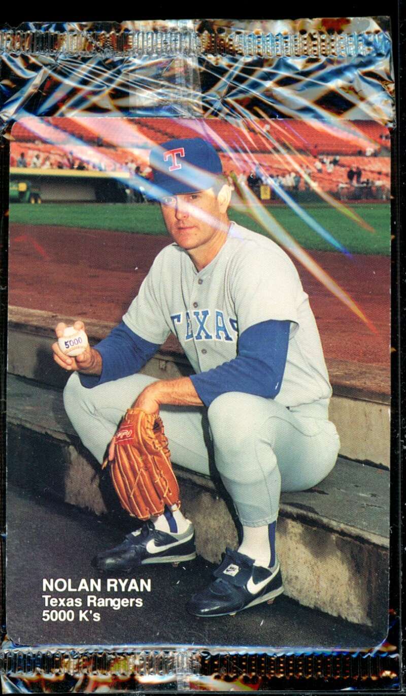 HOF Card 1990 Mother's Cookies Nolan Ryan 5000 K's Cookies Nolan Ryan #4  Image 1